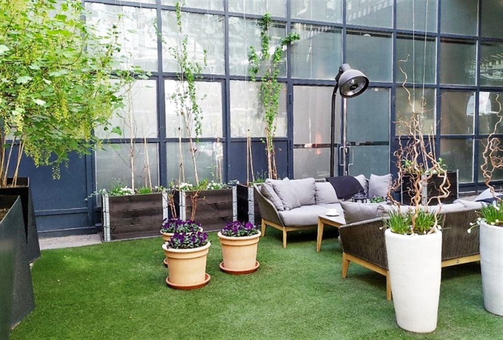 Hotelli Haven sisäpiha