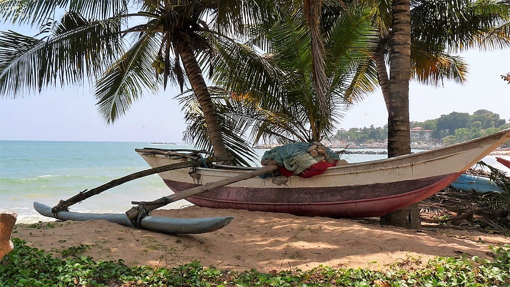 Rento ja rauhallinen Tangalle Sri Lankassa