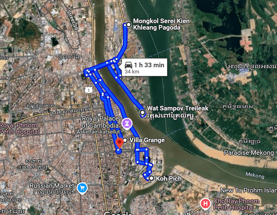 Phnom Penh - eläväinen pääkaupunki Mekongin varrella